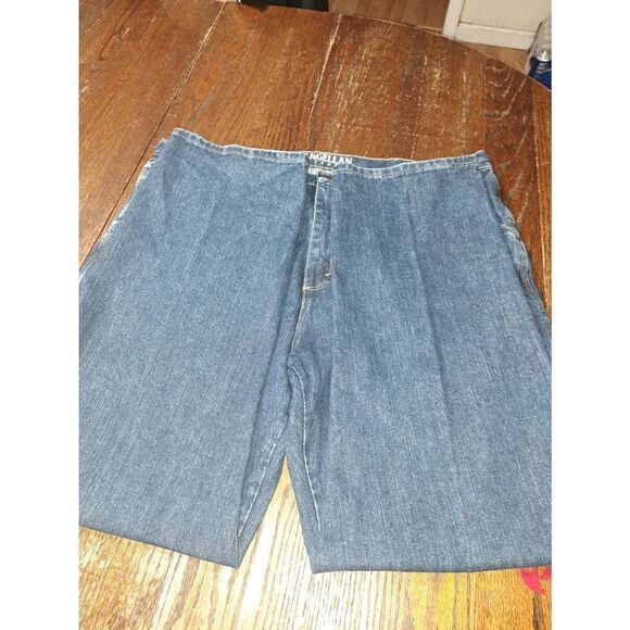 42x32 Magellan Outdoors Capenter Denim Blue Jeans Bootcut Cotton Pants - Picture 3 of 6